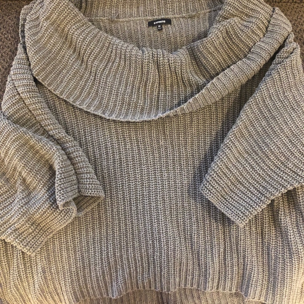 Express poncho sweater
